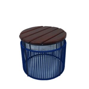 Barrel Table With Blue String 50x50x44