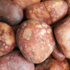 MULTI WHITE RED PEBBLES 20kg