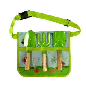 Zh 4 Pcs Kids Garden Tools Set Green